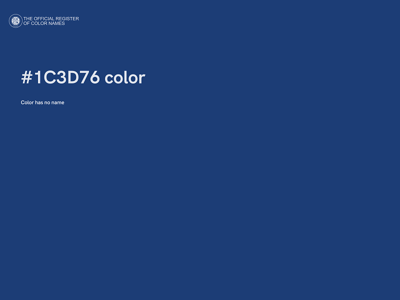 #1C3D76 color image