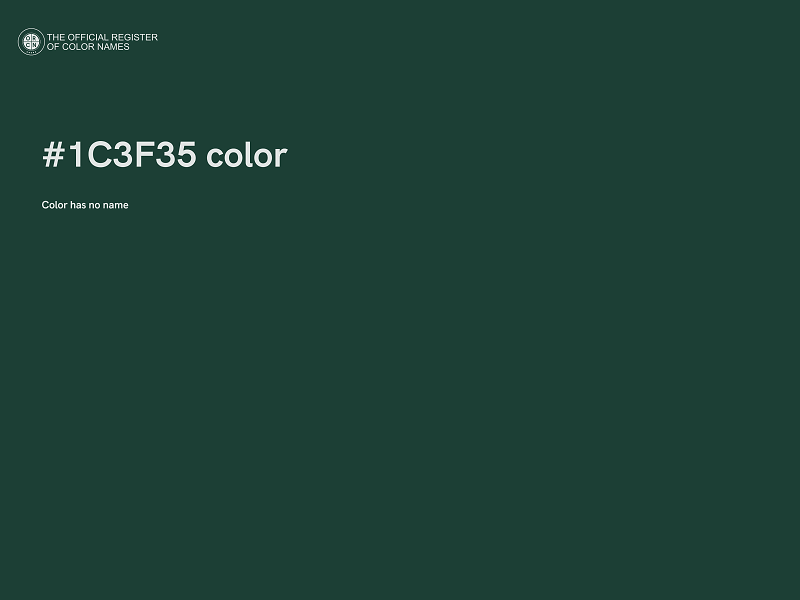 #1C3F35 color image