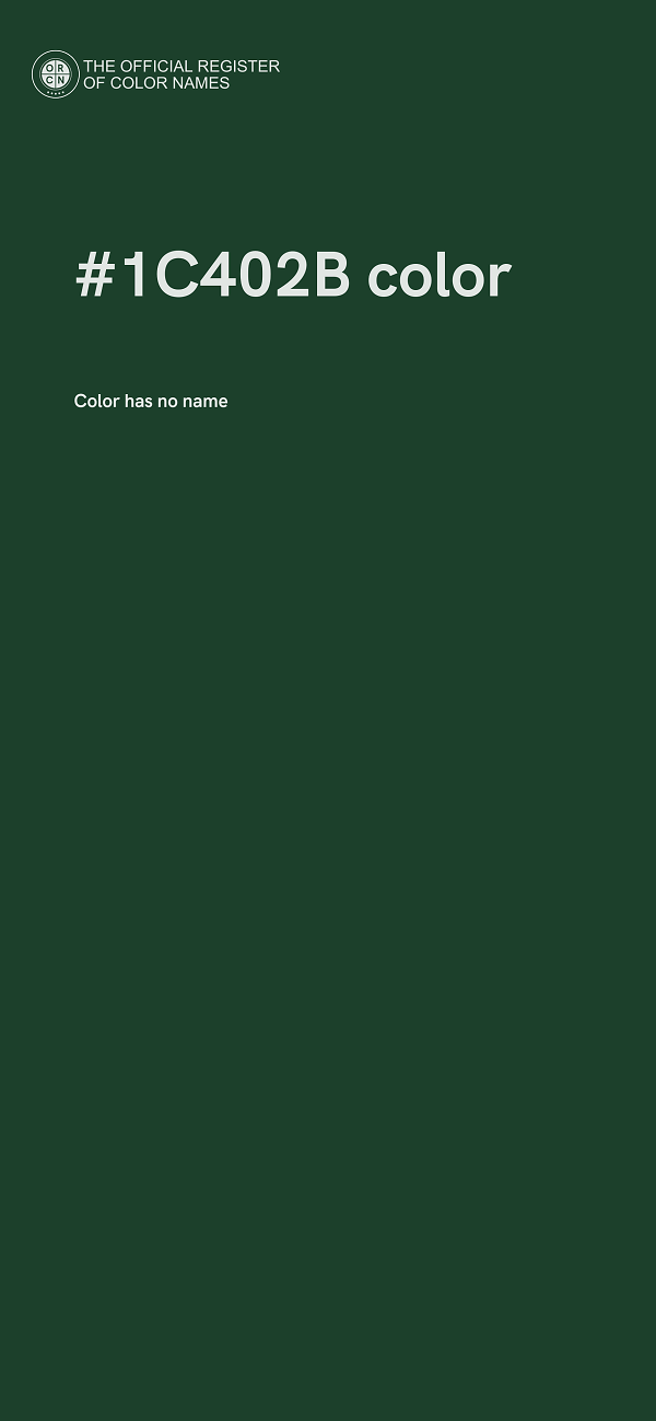 #1C402B color image