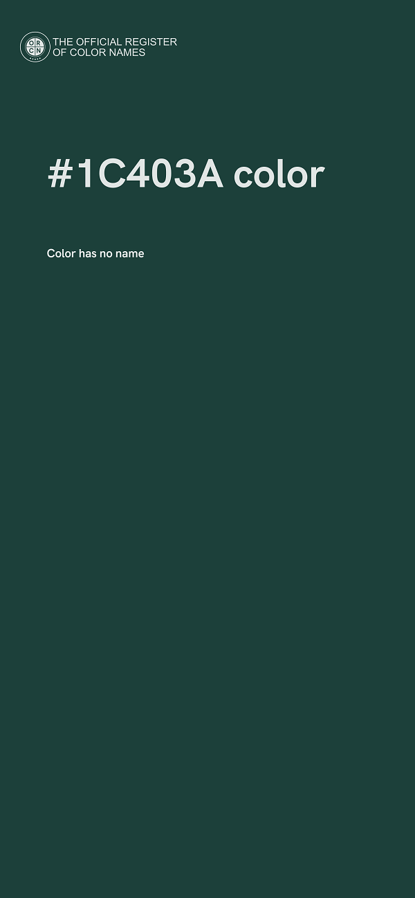 #1C403A color image