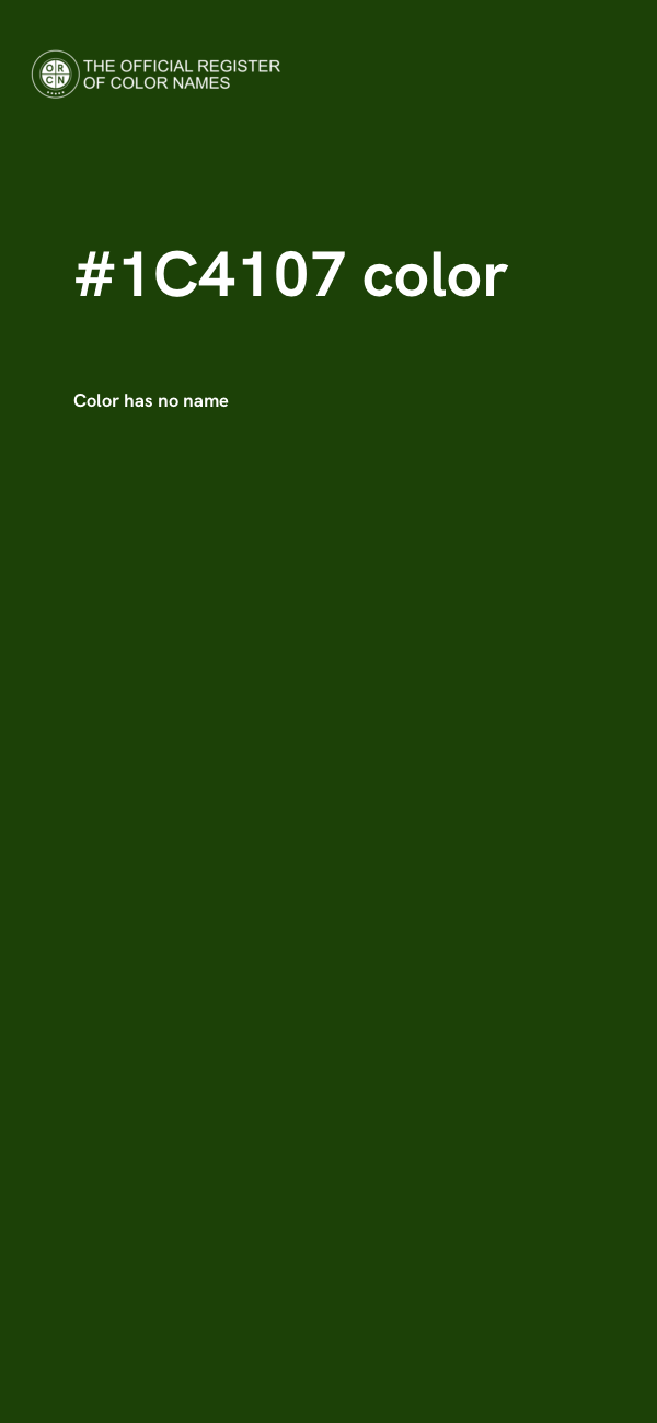 #1C4107 color image