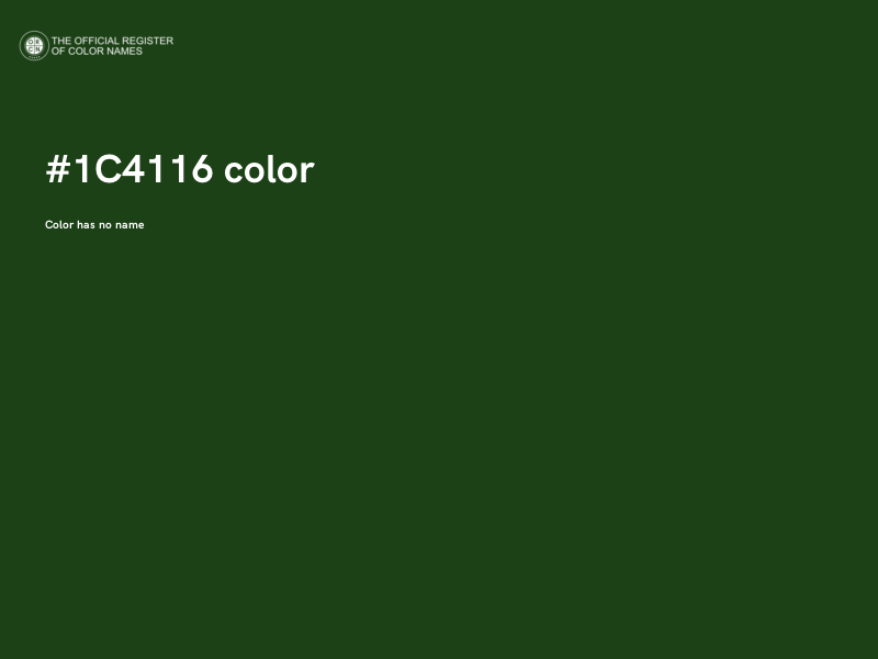 #1C4116 color image