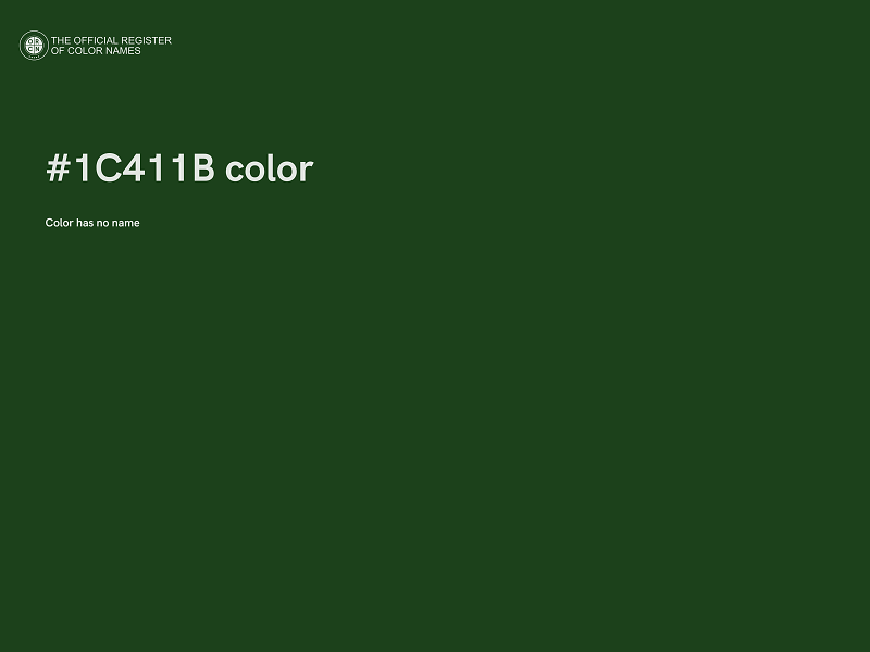 #1C411B color image