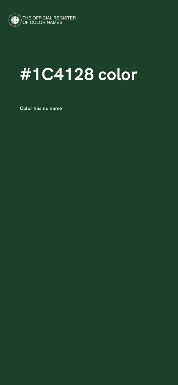 #1C4128 color image