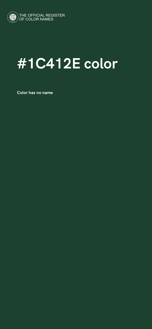 #1C412E color image