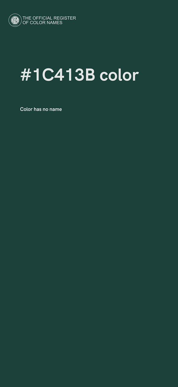 #1C413B color image