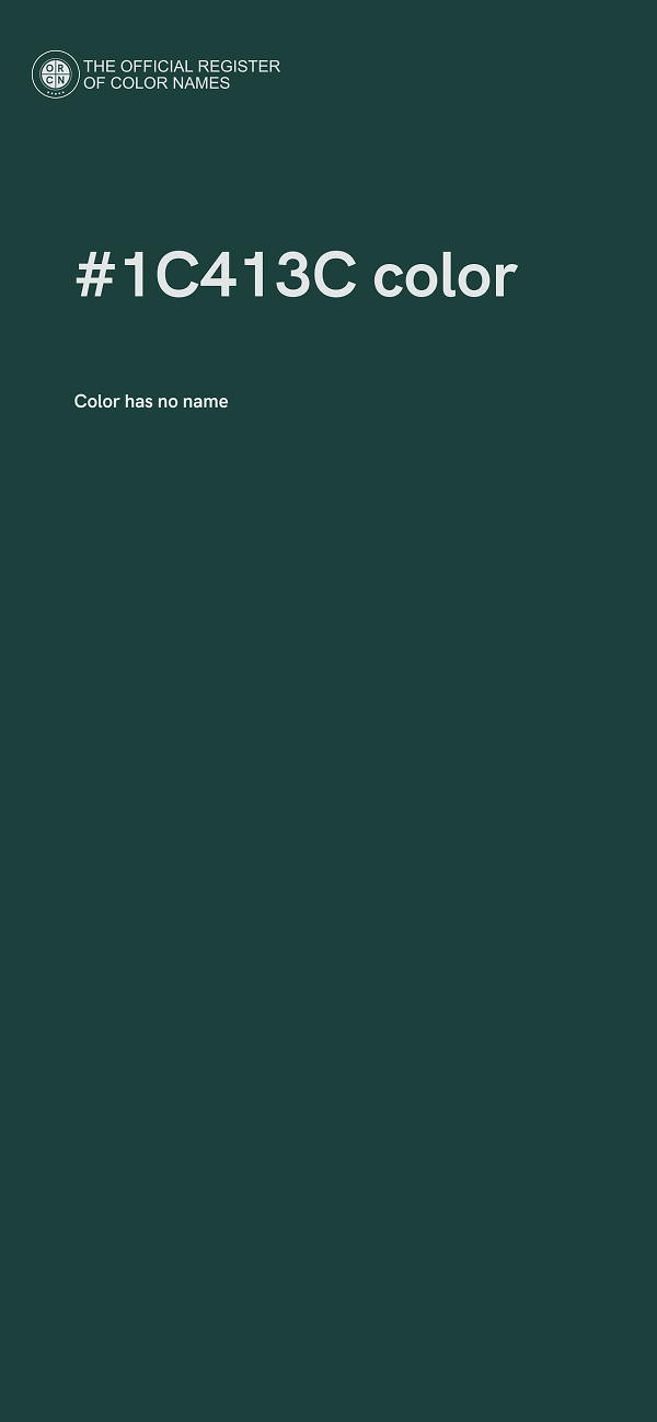 #1C413C color image