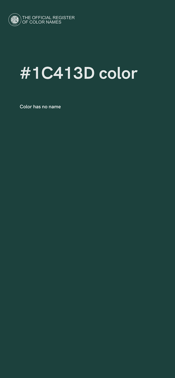 #1C413D color image