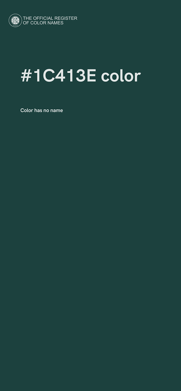 #1C413E color image