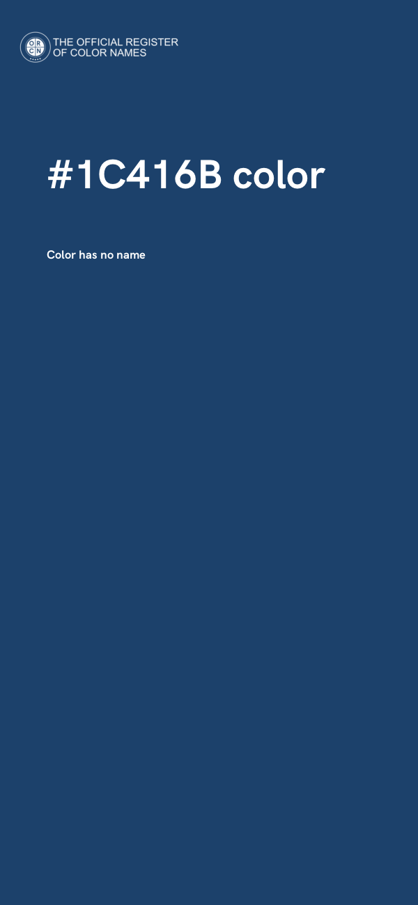 #1C416B color image