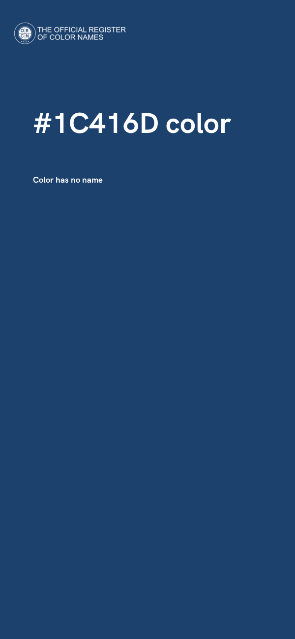 #1C416D color image