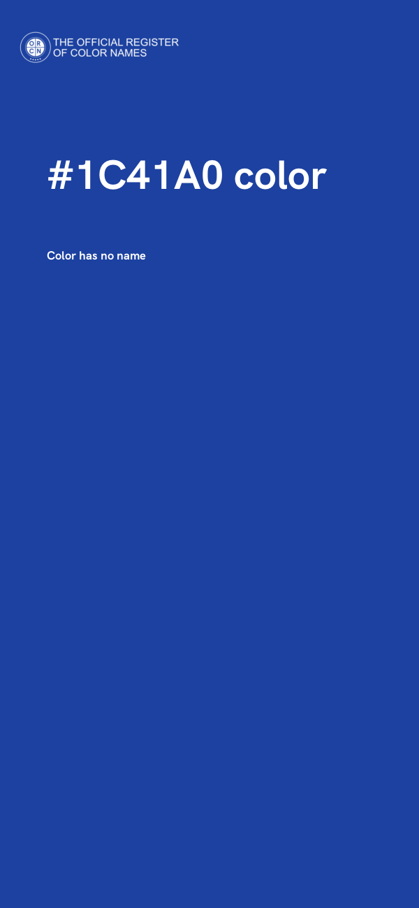 #1C41A0 color image