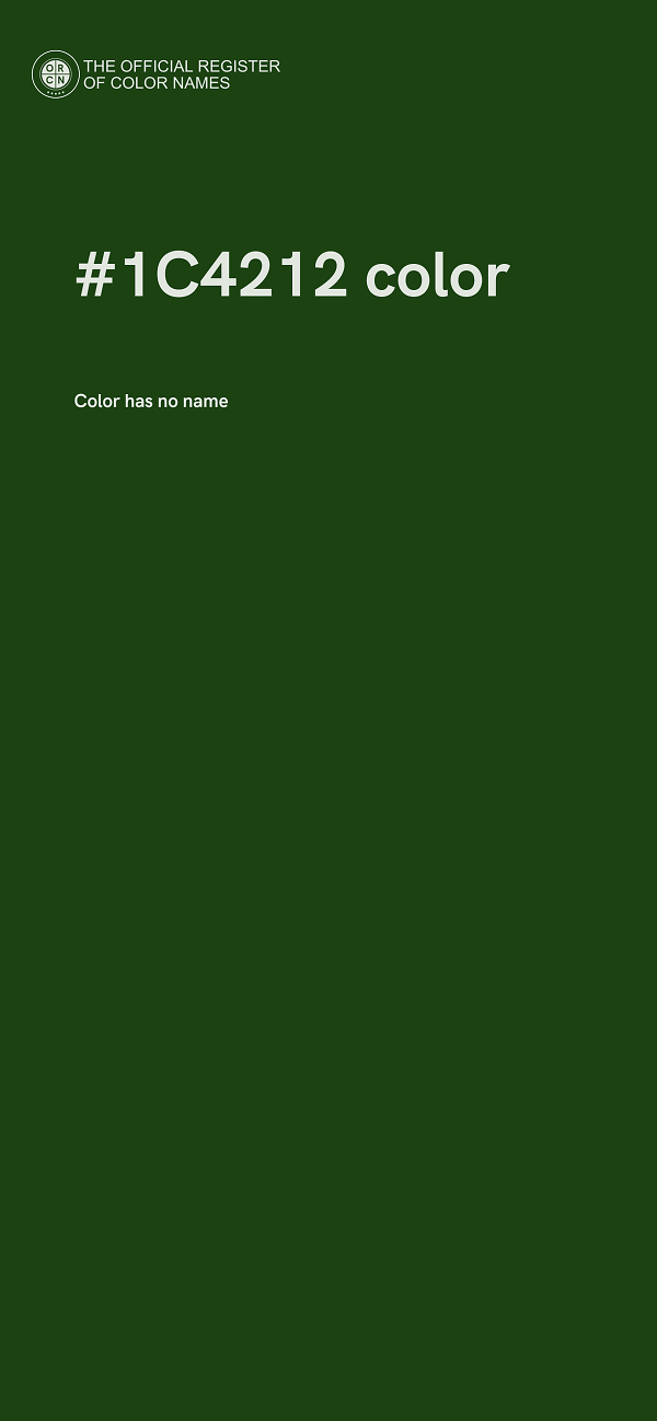 #1C4212 color image