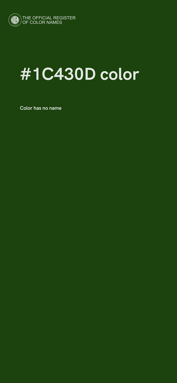 #1C430D color image