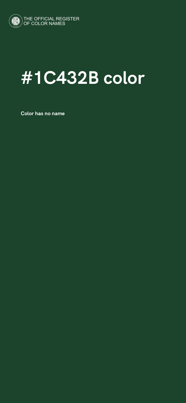 #1C432B color image