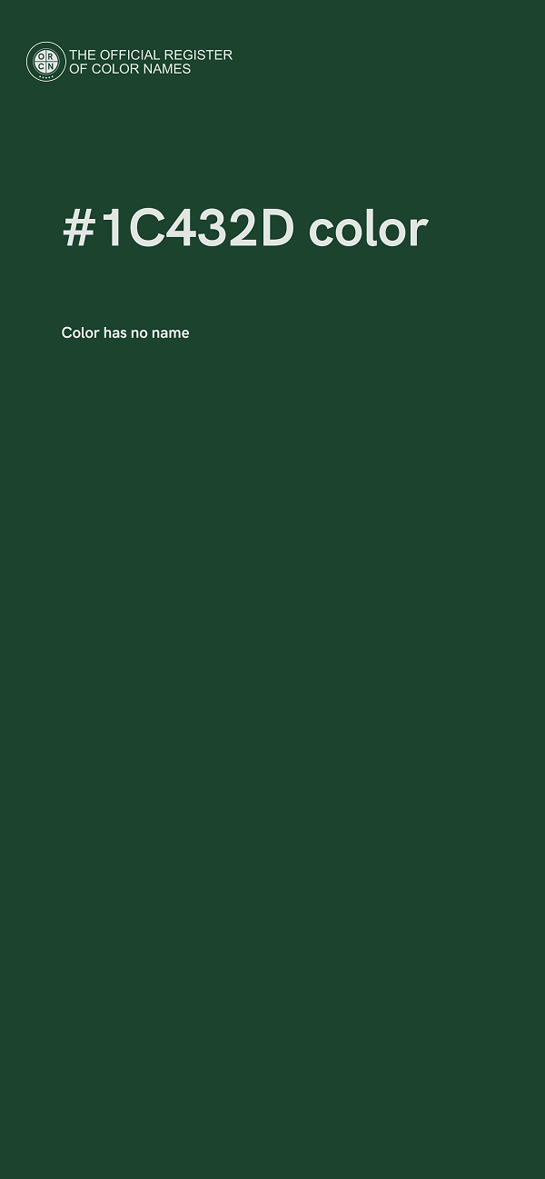 #1C432D color image