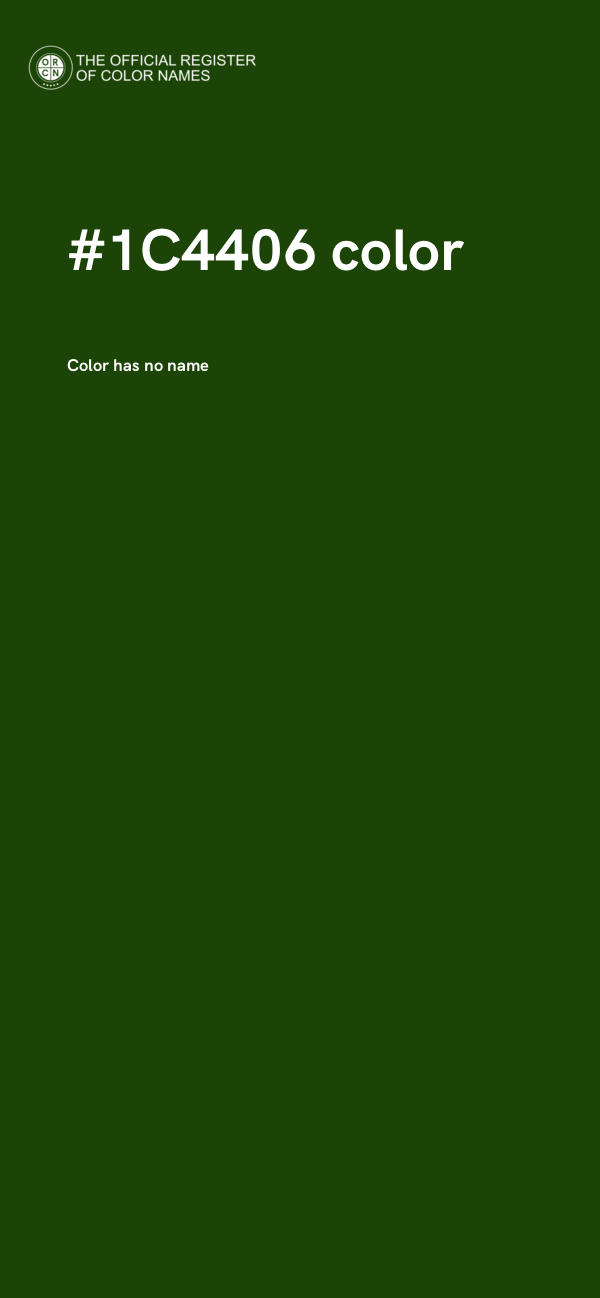 #1C4406 color image