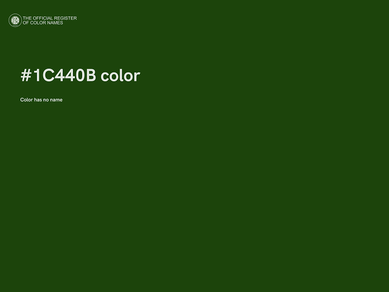 #1C440B color image