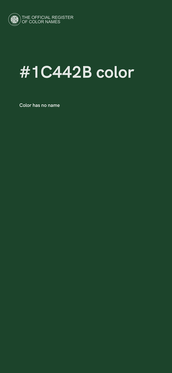 #1C442B color image