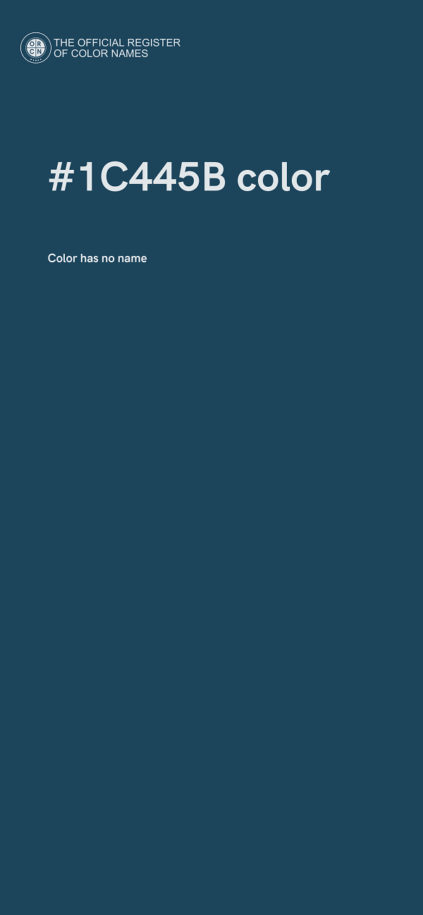 #1C445B color image