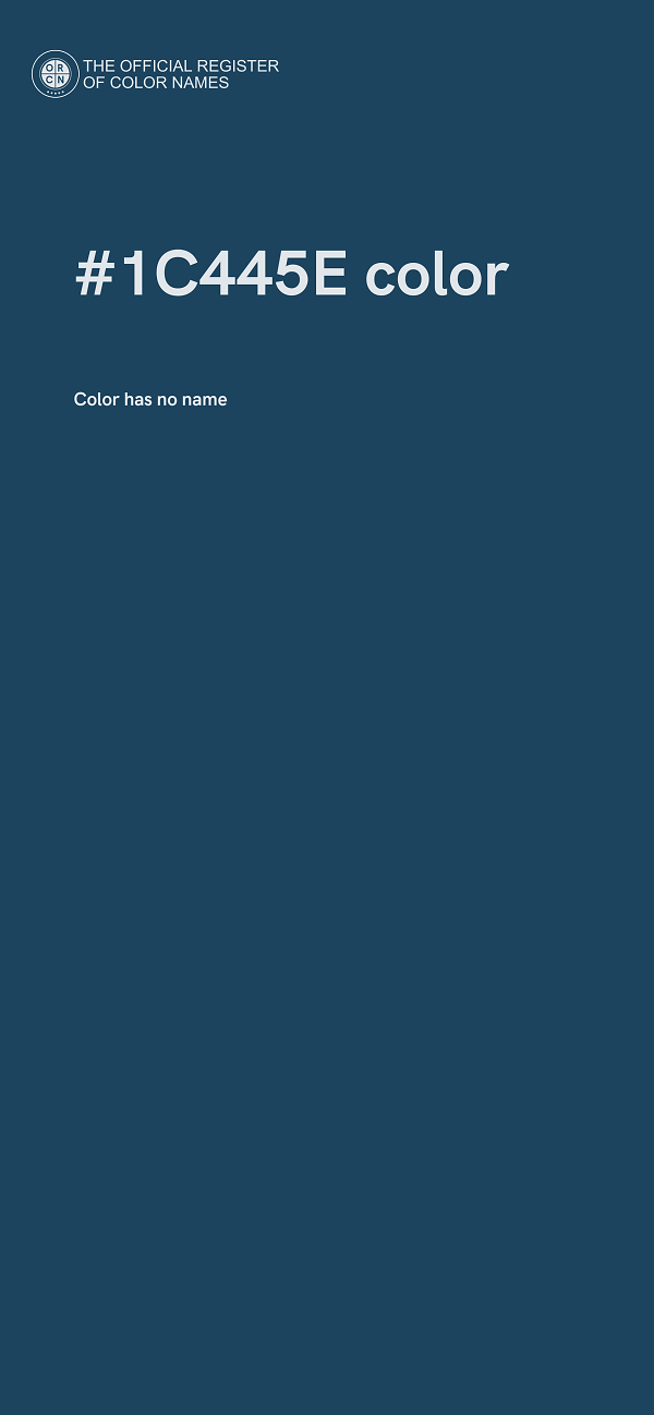 #1C445E color image