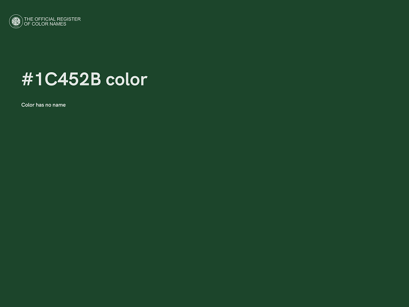 #1C452B color image