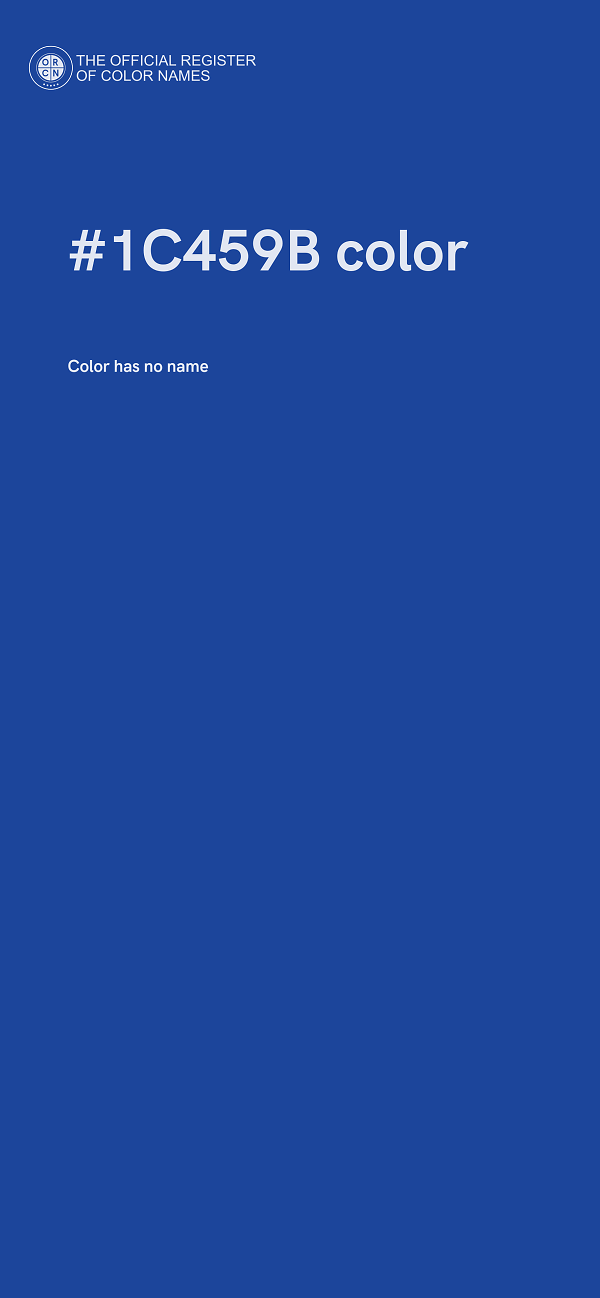 #1C459B color image