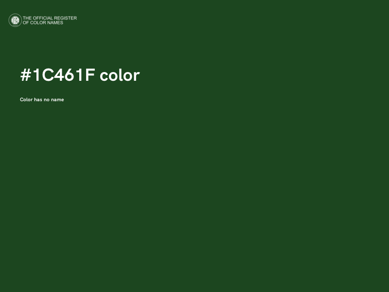 #1C461F color image