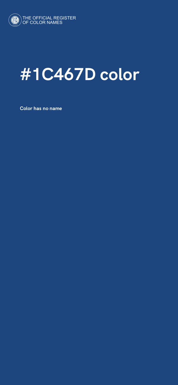 #1C467D color image