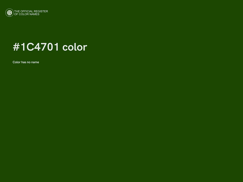 #1C4701 color image