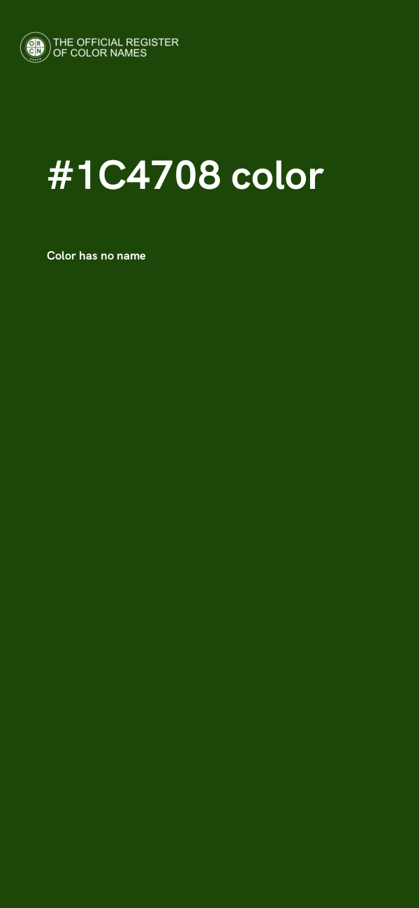 #1C4708 color image