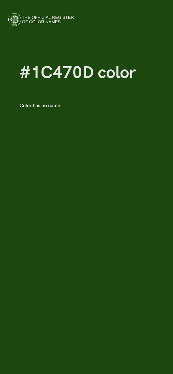#1C470D color image