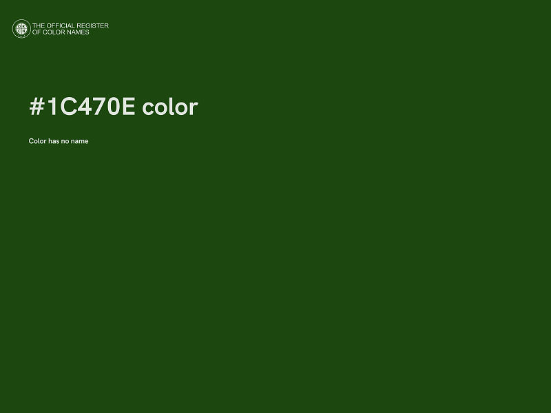 #1C470E color image