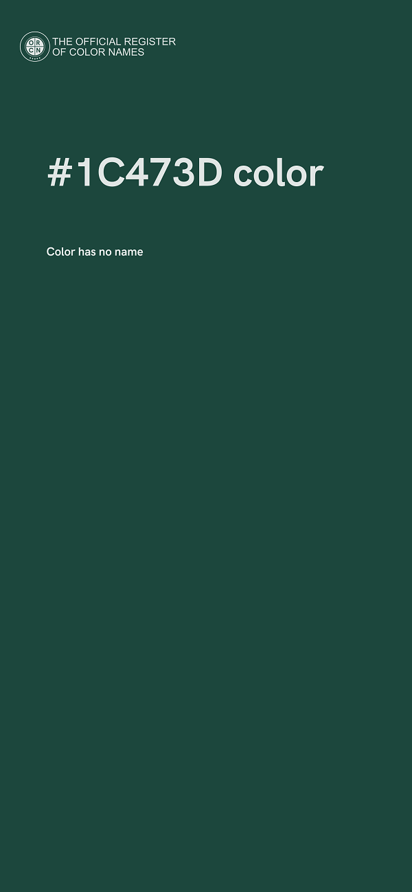 #1C473D color image