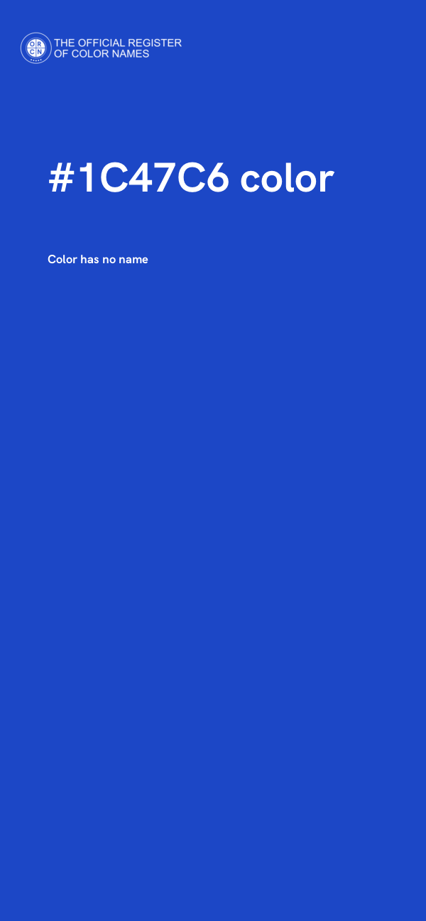 #1C47C6 color image