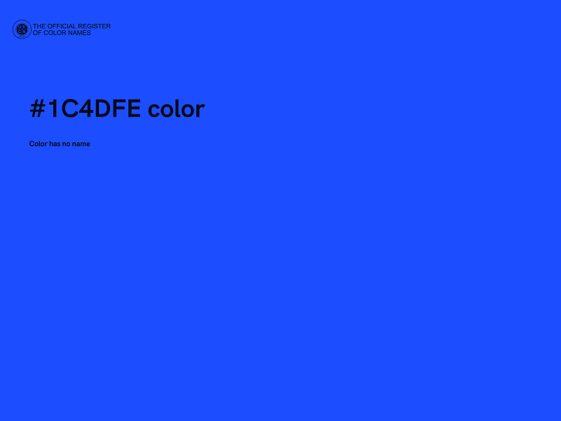 #1C4DFE color image