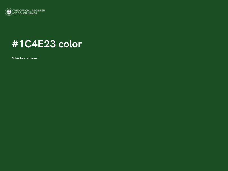 #1C4E23 color image