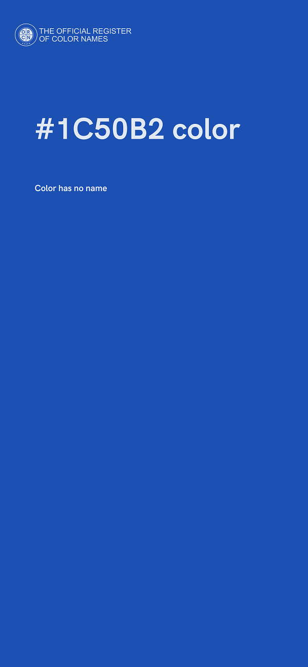 #1C50B2 color image