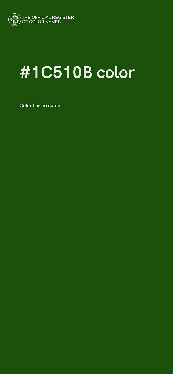 #1C510B color image