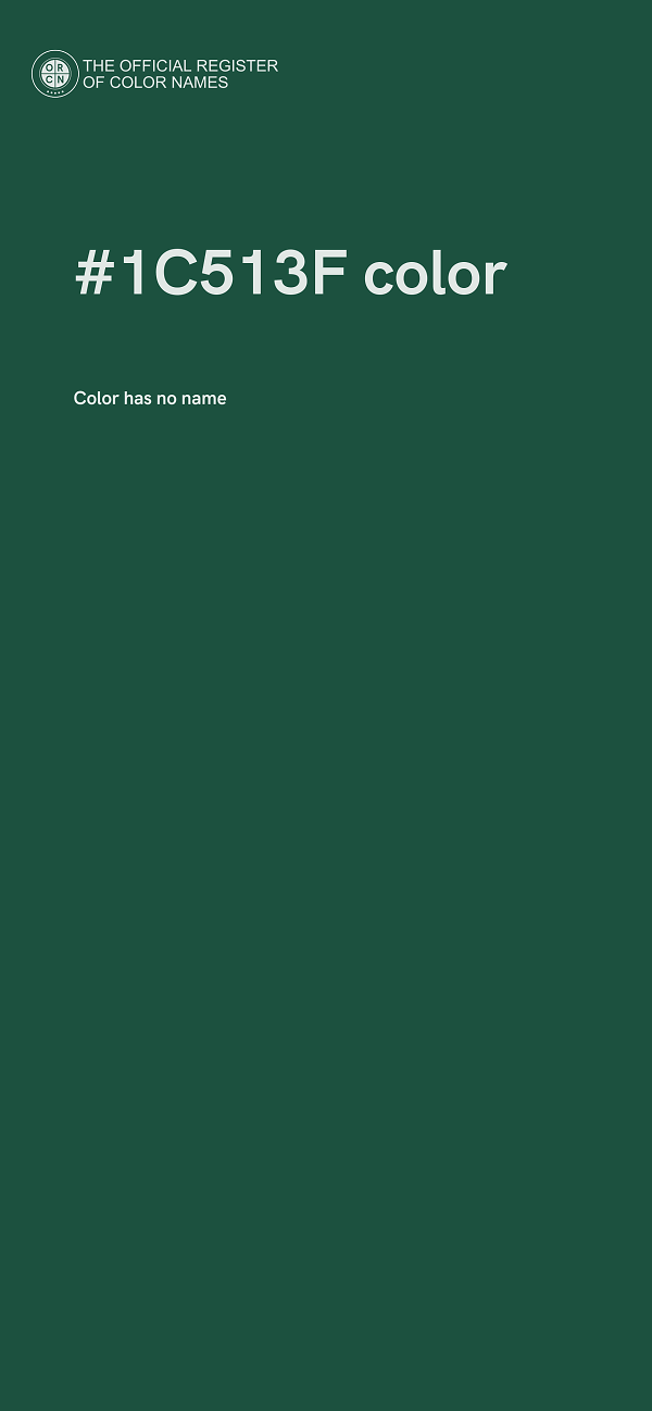 #1C513F color image