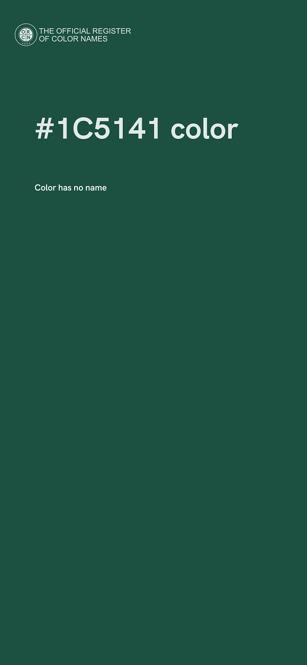 #1C5141 color image