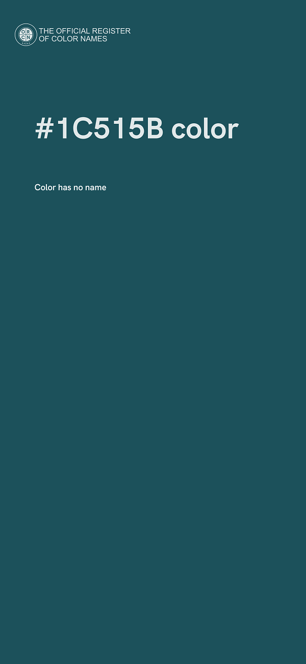 #1C515B color image