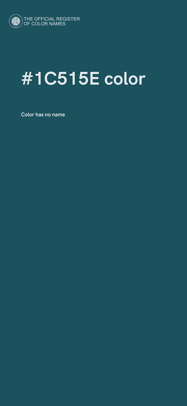 #1C515E color image