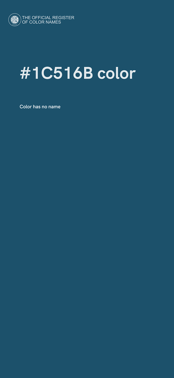 #1C516B color image