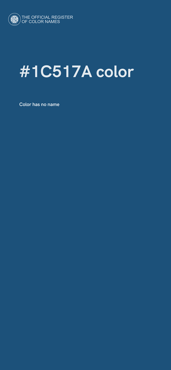 #1C517A color image