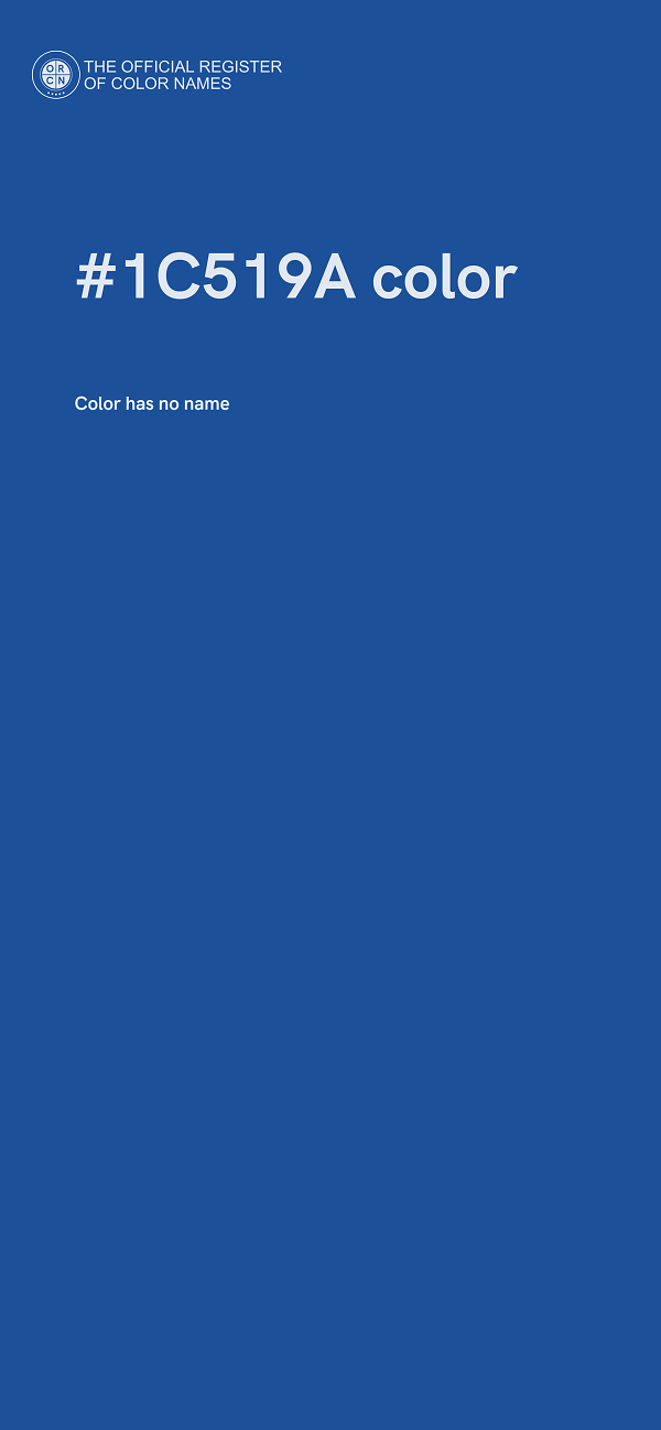 #1C519A color image