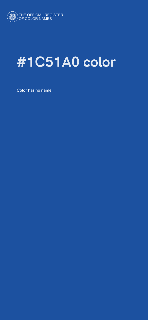 #1C51A0 color image