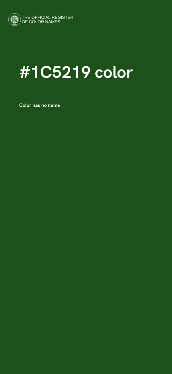 #1C5219 color image