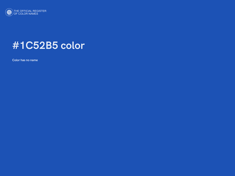 #1C52B5 color image
