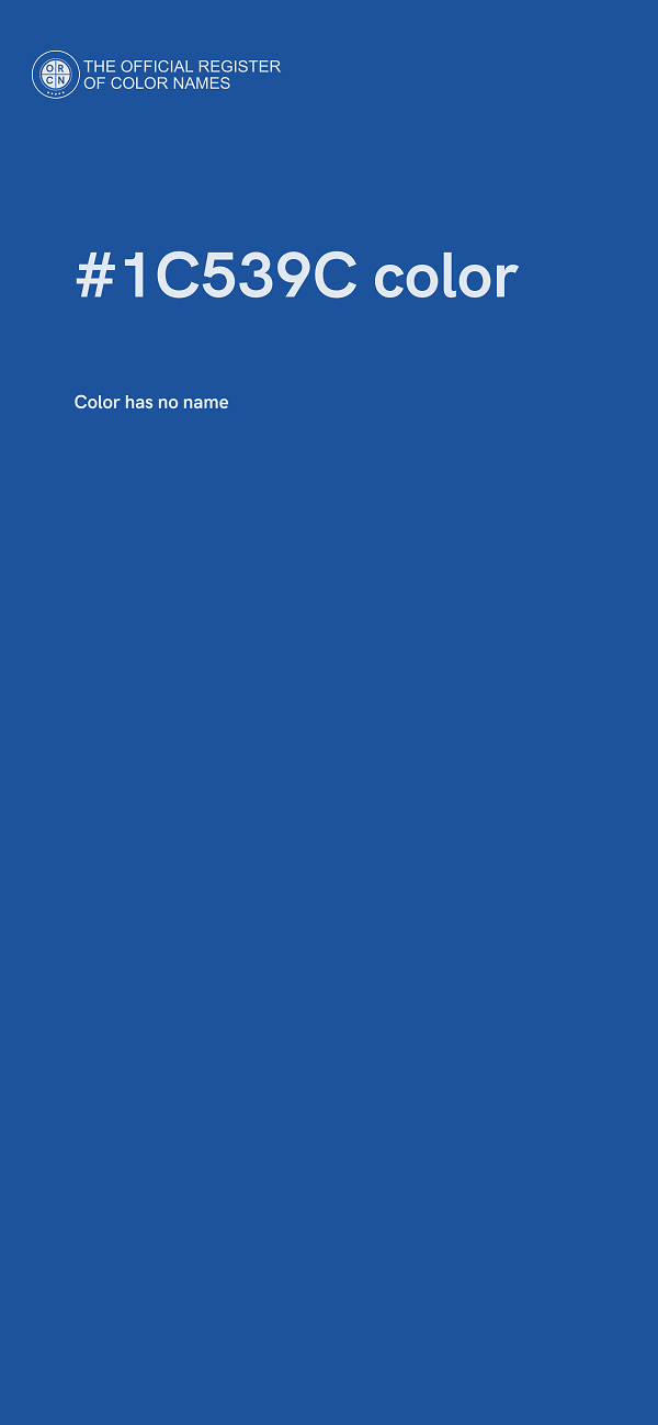 #1C539C color image
